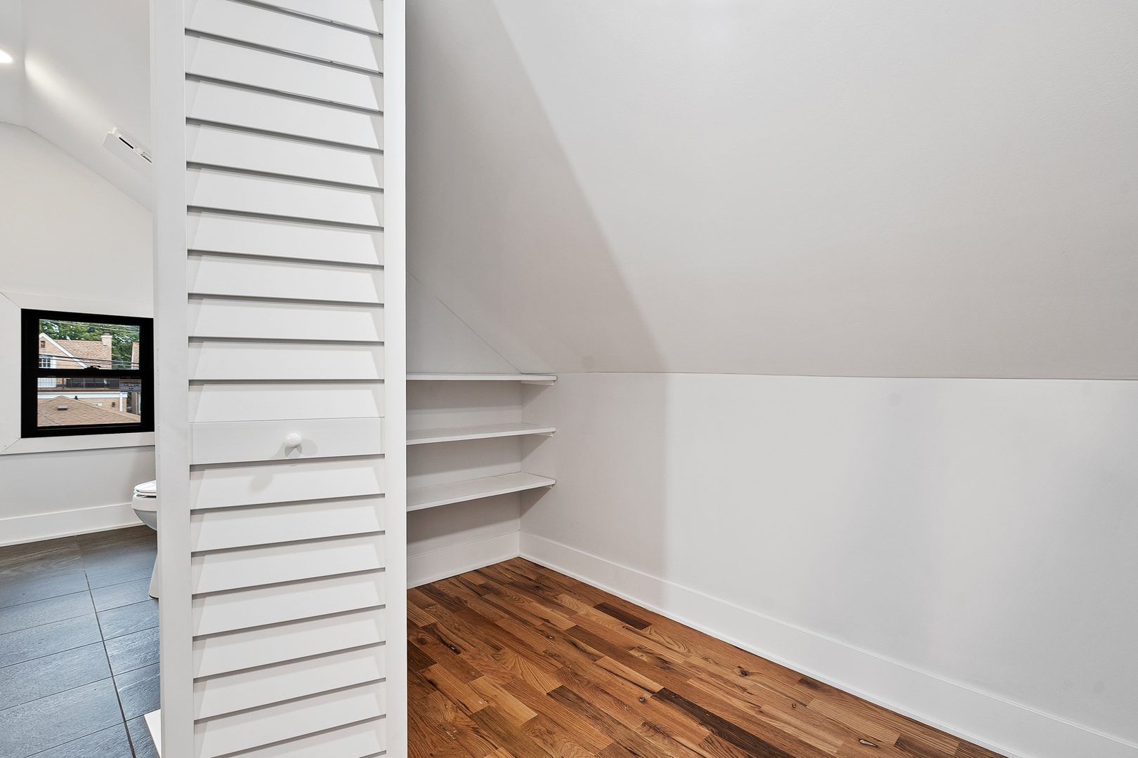 3529 North Nottingham Avenue Chicago, IL 60634 - Photo 22 of 33 a view of walk in closet with empty racks