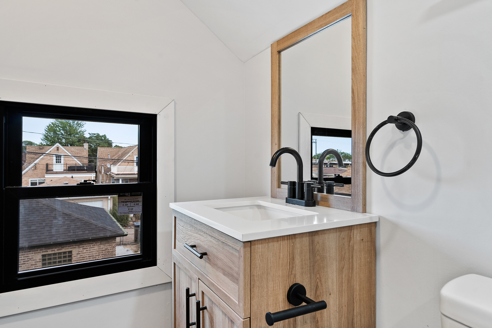 3529 North Nottingham Avenue Chicago, IL 60634 - Photo 23 of 33 a view of a sink and a mirror