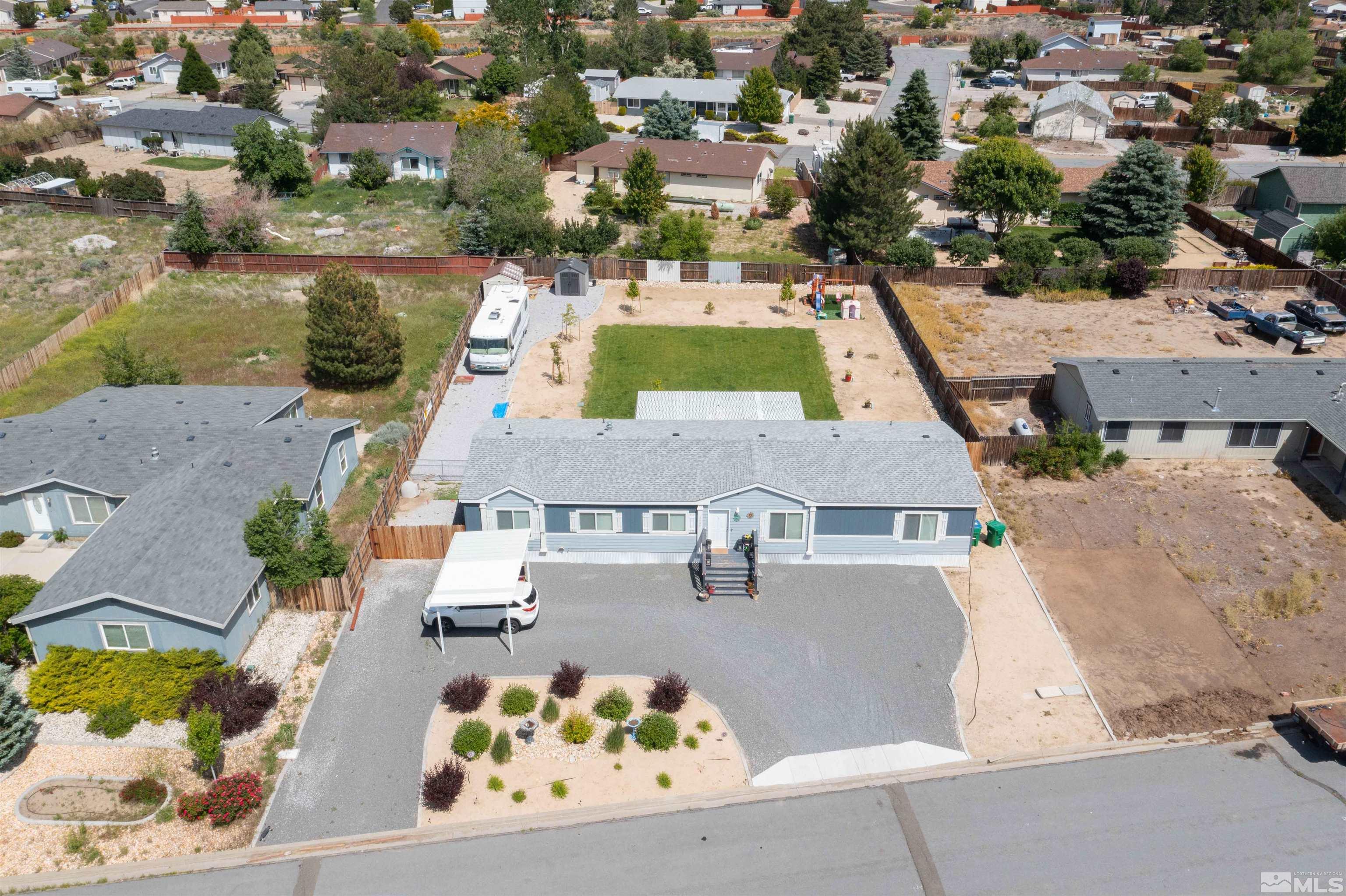 4020 Grouse Way Reno, NV 89508 - Photo 24 of 28 an aerial view of residential houses with outdoor space
