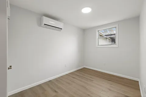 wooden floor in a room