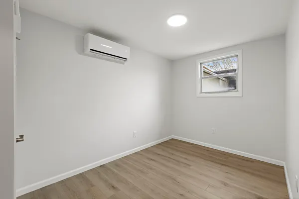 wooden floor in a room