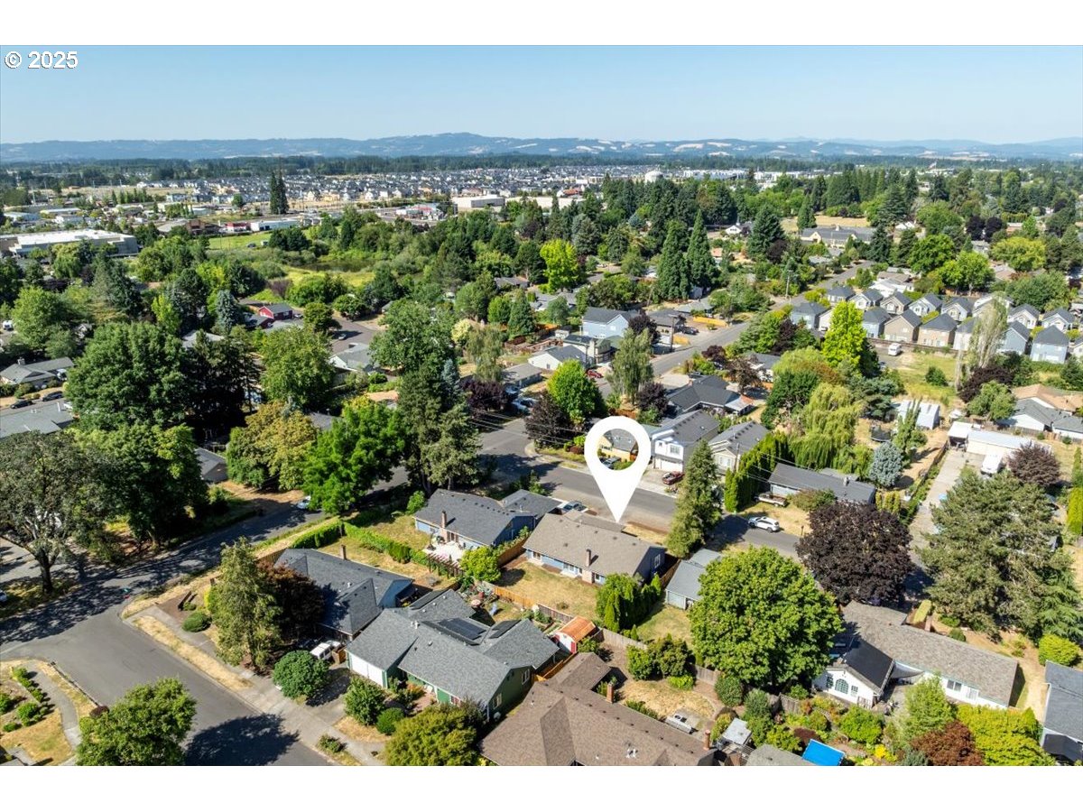 2610 Southwest 204th Avenue Beaverton, OR 97003 - Photo 37 of 37 an aerial view of residential house with outdoor space and trees all around