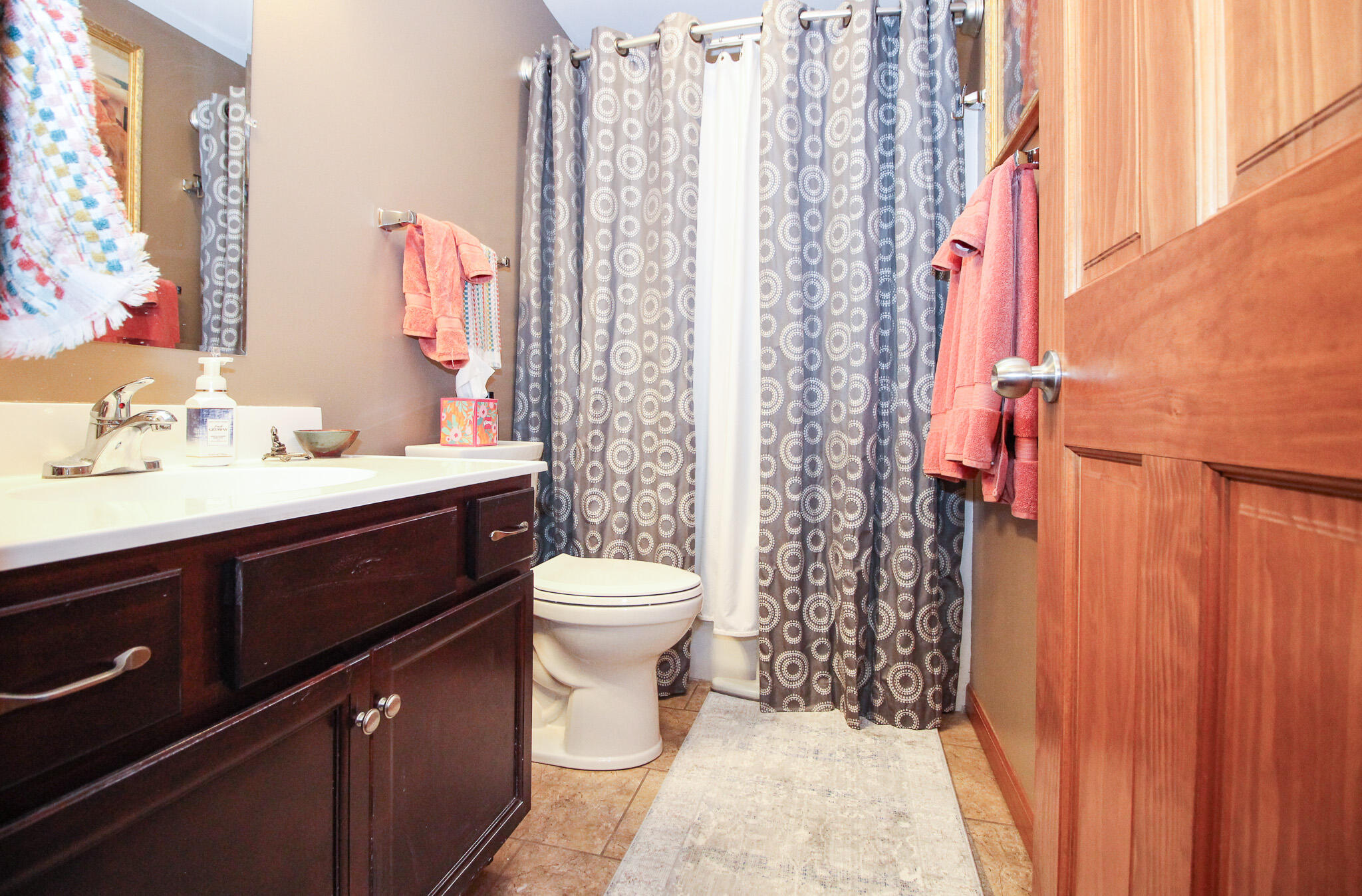 2913 Cardinal Drive Wheatfield, IN 46392 - Photo 22 of 34 a bathroom with a sink toilet and shower