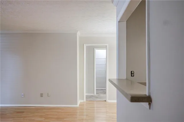 a view of an empty room