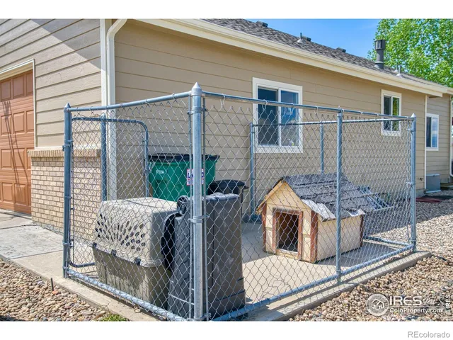 a house view with a outdoor space