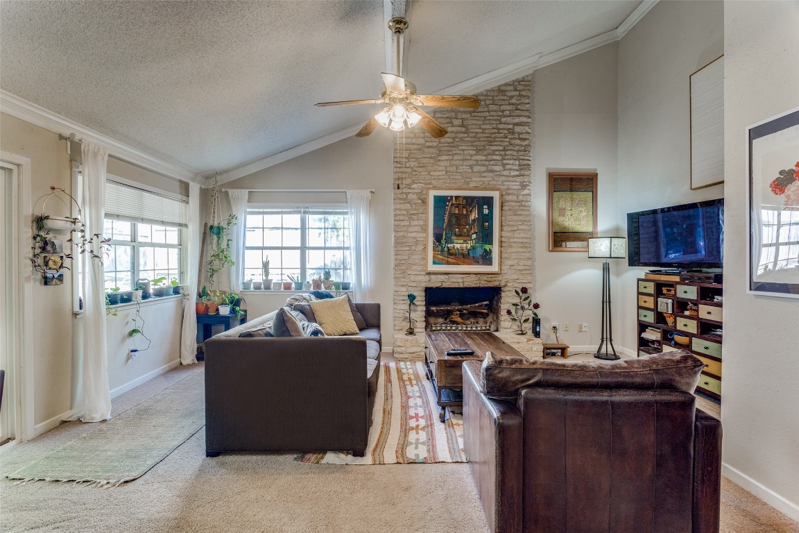 2713 Tether Trail Austin, TX 78704 - Photo 3 of 22 a living room with furniture and a large window