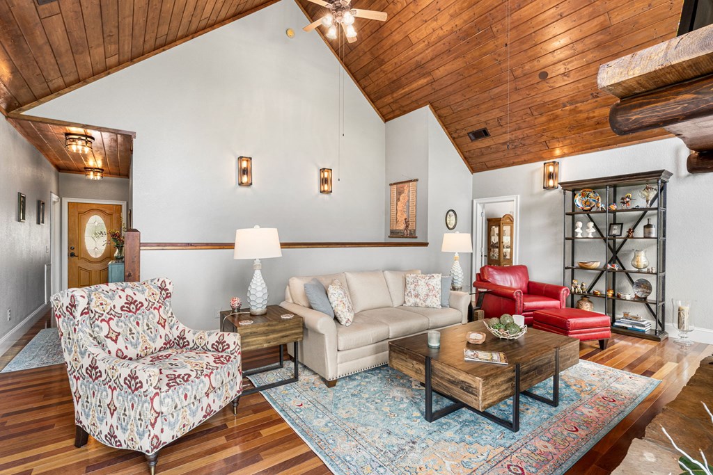 5125 Mineral Springs Road Young Harris, GA 30582 - Photo 17 of 62 a living room with furniture and wooden floor