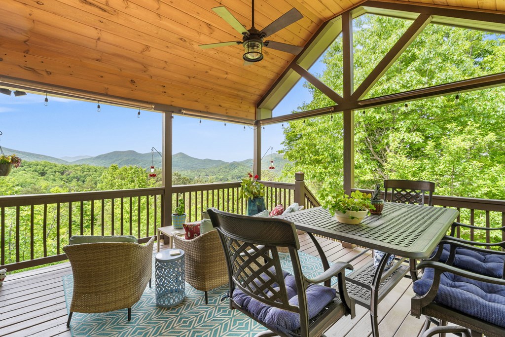 5125 Mineral Springs Road Young Harris, GA 30582 - Photo 4 of 62 a view of a patio on the roof deck