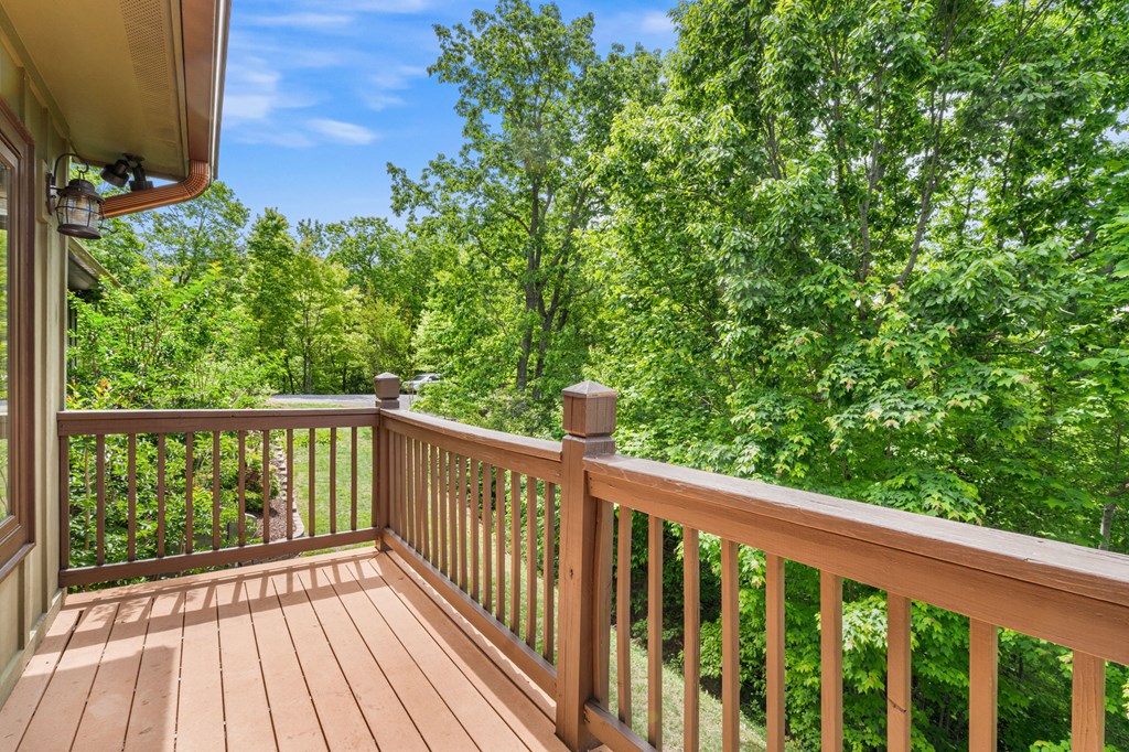5125 Mineral Springs Road Young Harris, GA 30582 - Photo 42 of 62 a view of a balcony with wooden floor