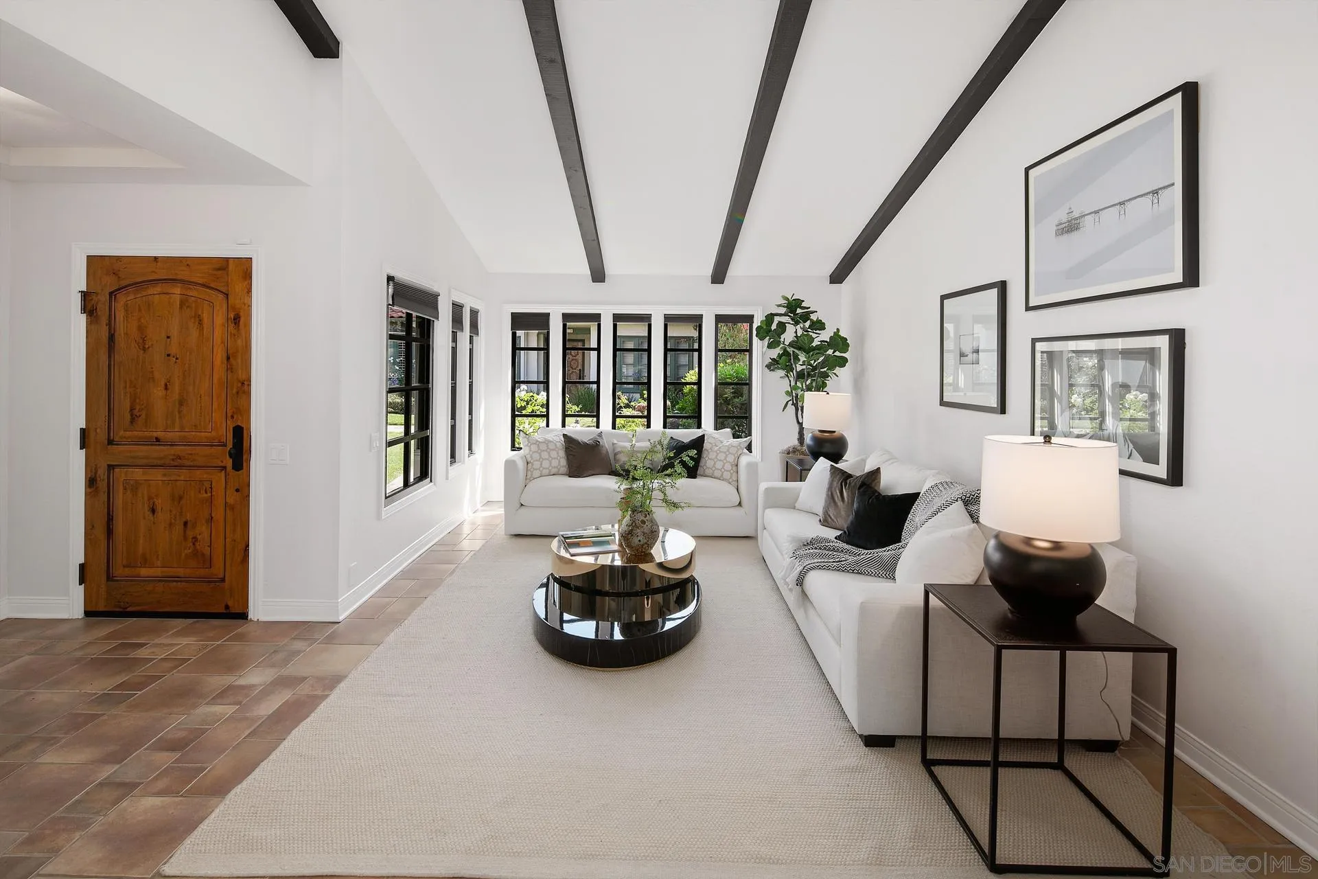 6117 La Flecha Rancho Santa Fe, CA 92067 - Photo 11 of 37 a living room with furniture and a large window