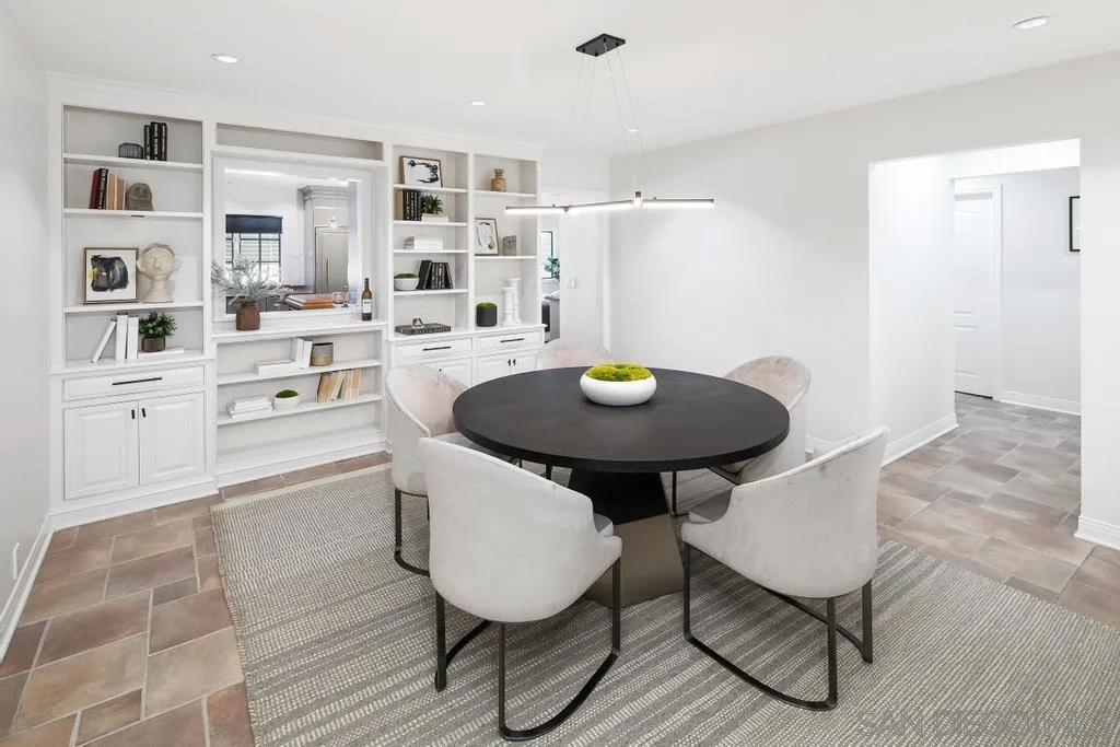 6117 La Flecha Rancho Santa Fe, CA 92067 - Photo 4 of 37 a view of kitchen with cabinets and wooden floor
