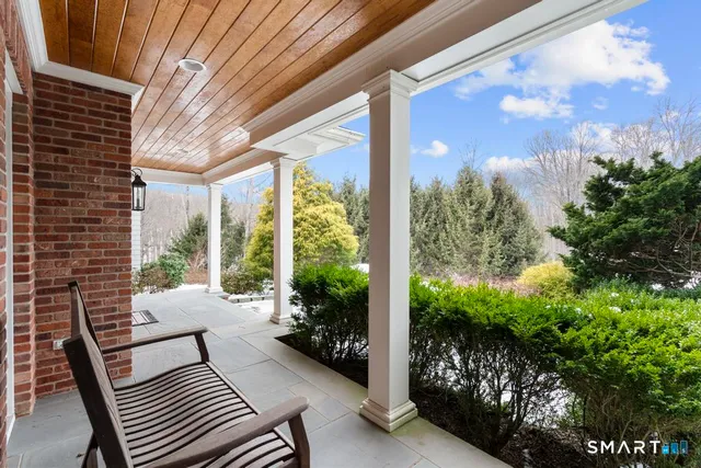 a view of water heater with living room