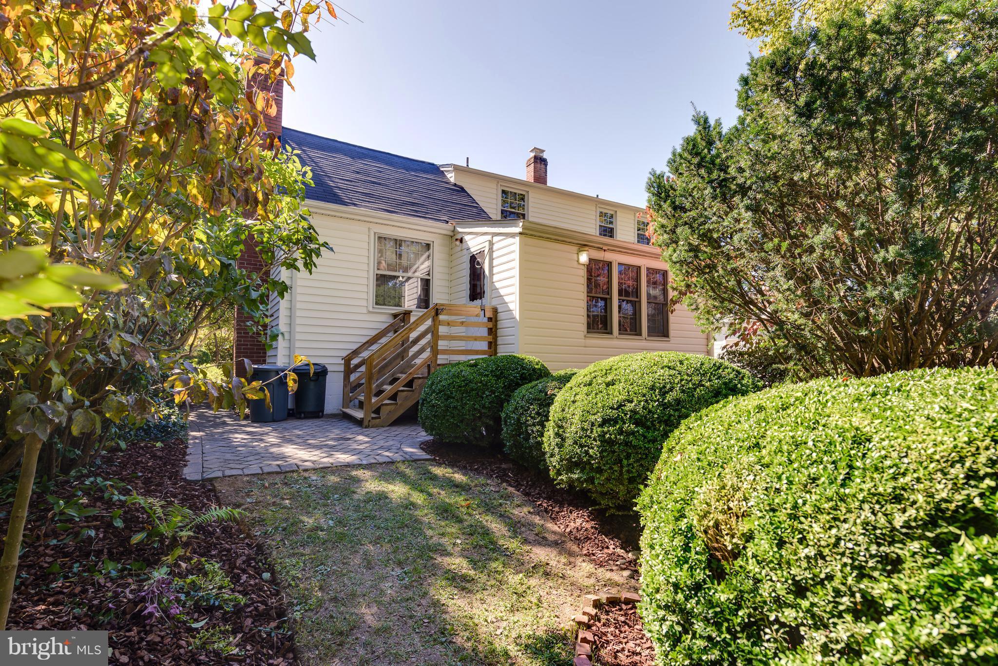2807 Munson Street Silver Spring, MD 20902 - Photo 28 of 30 Rear view, patio runs across back of house