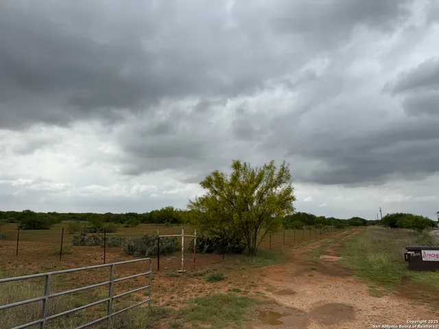 a view of a lake with green valley and mountain in the back