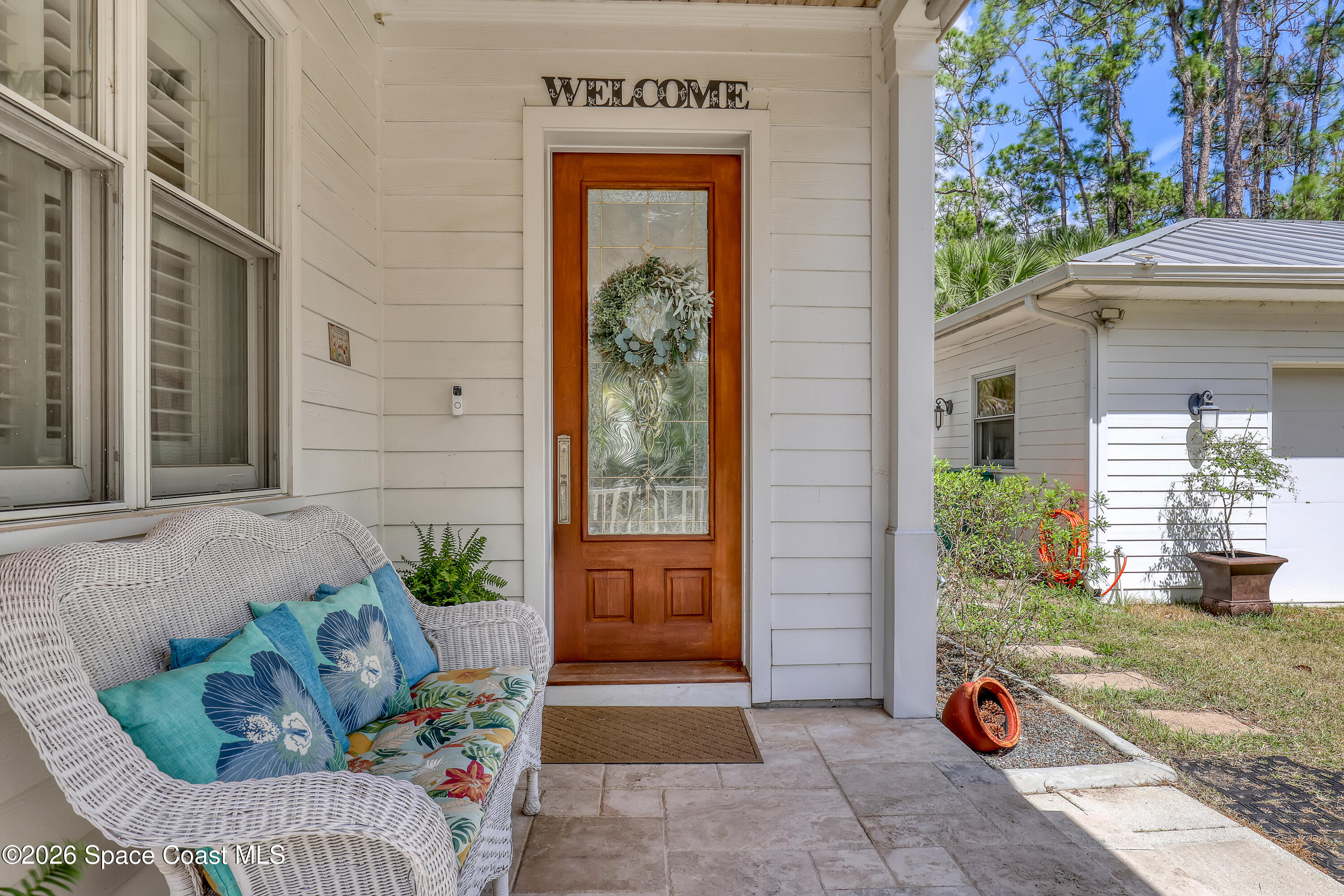 4200 Mustang Road Melbourne, FL 32934 - Photo 13 of 58 a view of porch with seating space
