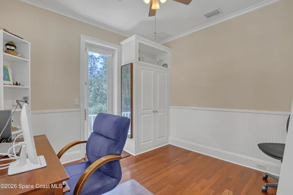 a view of front door of house