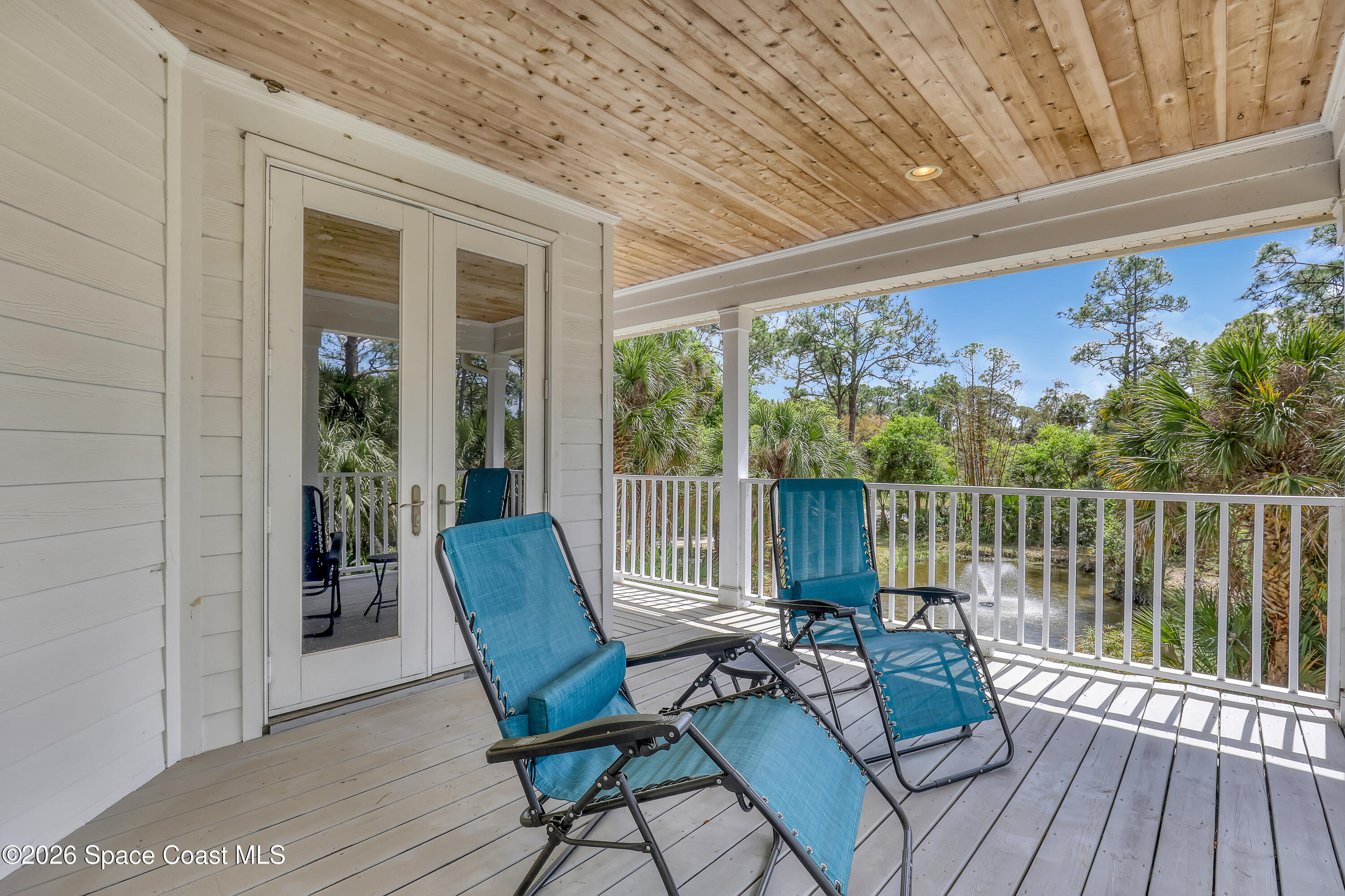 4200 Mustang Road Melbourne, FL 32934 - Photo 44 of 58 a view of a balcony with furniture