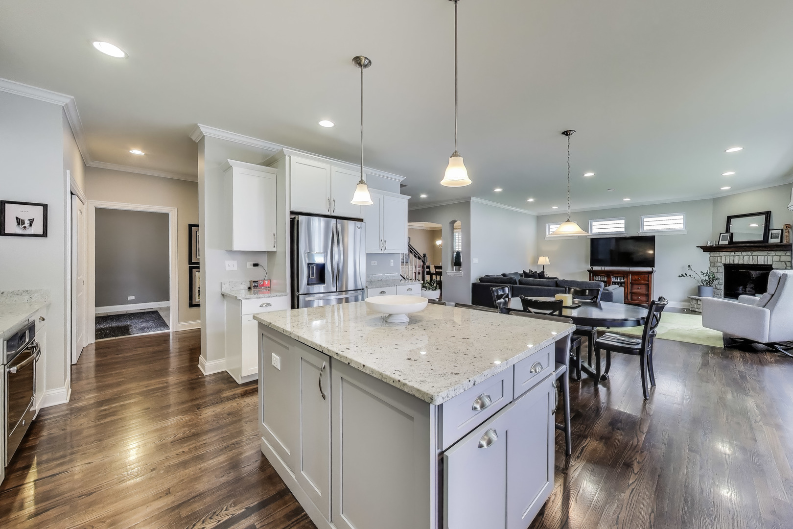 557 North Myrtle Avenue Elmhurst, IL 60126 - Photo 7 of 33 a large kitchen with a table and chairs