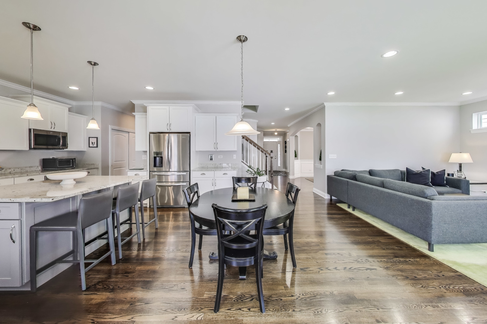 557 North Myrtle Avenue Elmhurst, IL 60126 - Photo 10 of 33 a large kitchen with a table and chairs