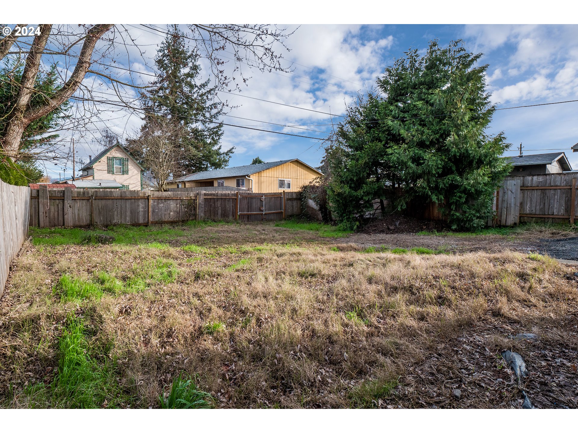 930 Elm Street Junction City, OR 97448 - Photo 26 of 33 a view of a yard with a house in the background