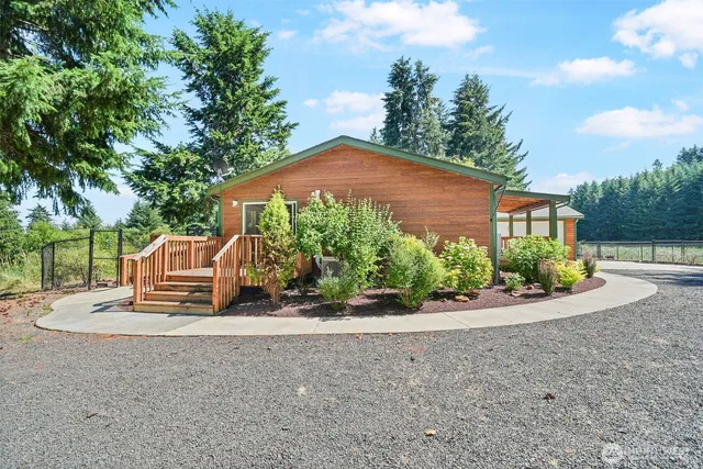 a view of a tree with a yard