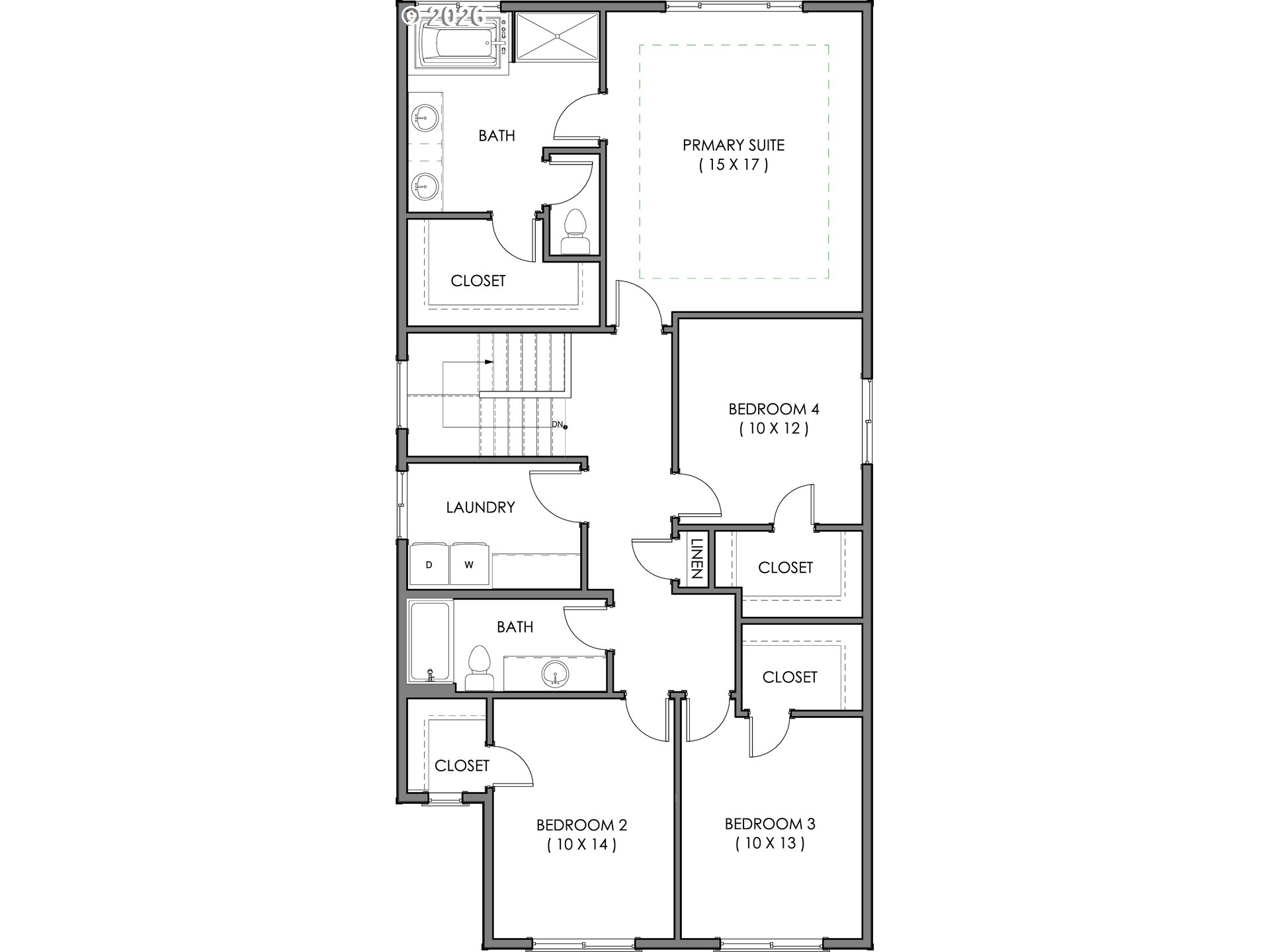 2803 Northwest 114th Terrace Portland, OR 97229 - Photo 3 of 22 a picture of a bench in a building