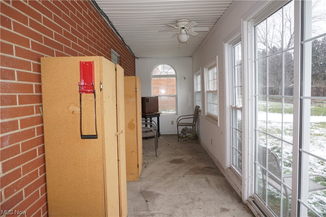 4611 8th Street Northwest Canton, OH 44708 - Photo 22 of 29 Corridor featuring brick wall