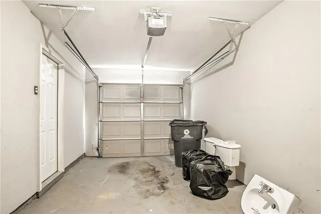 a room with storage and utility