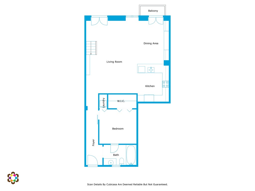 1201 Front Avenue, Unit 509 Columbus, GA 31901 - Photo 6 of 41 a picture of a floor plan