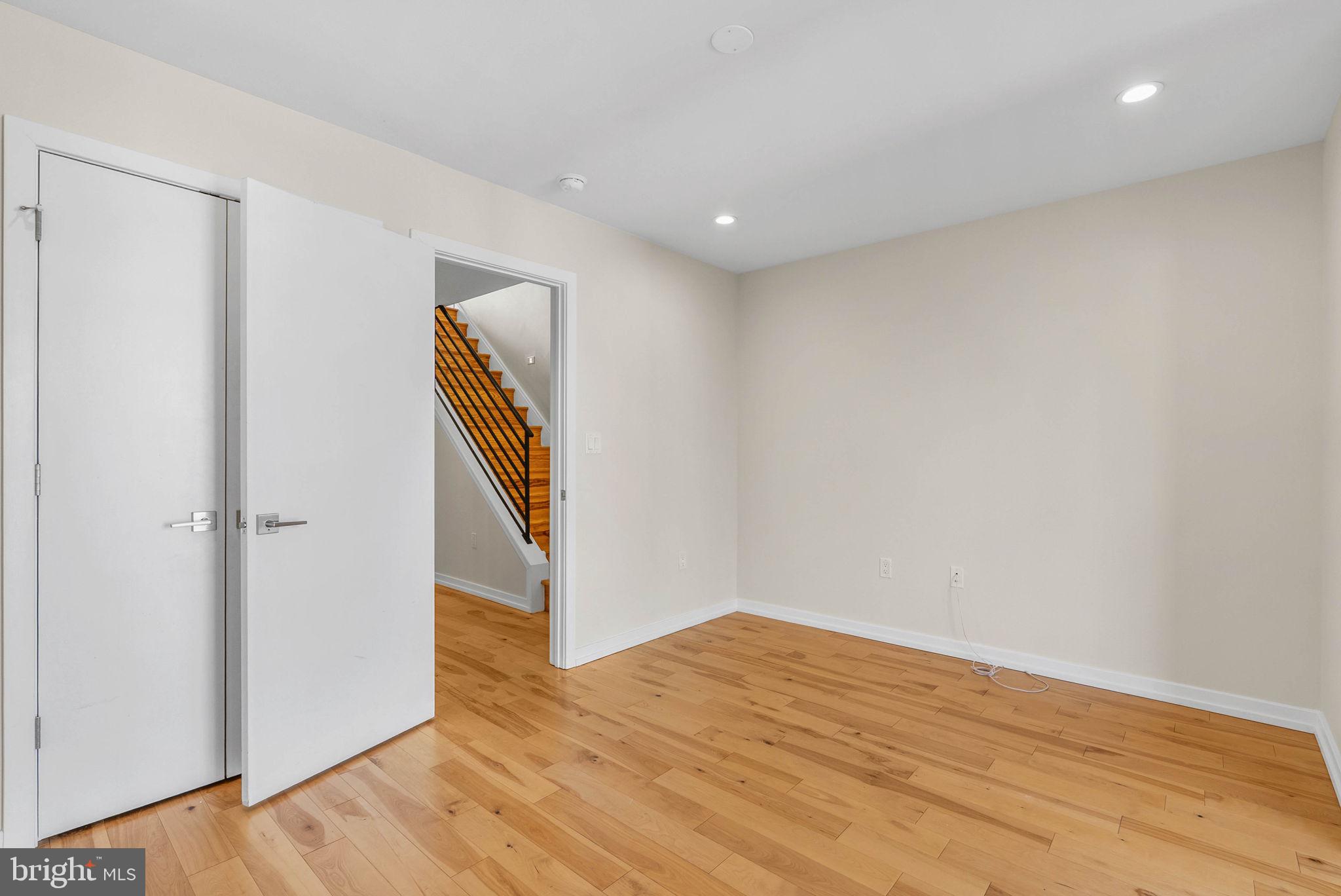 1912 Gerritt Street Philadelphia, PA 19146 - Photo 18 of 40 a view of an empty room with wooden floor and closet