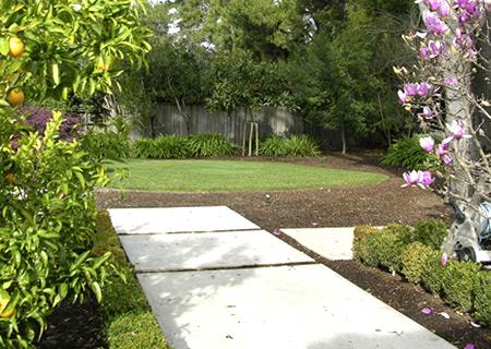 126 Atherton Avenue Atherton, CA 94027 - Photo 16 of 17 a view of a backyard with large trees
