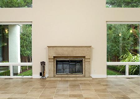 126 Atherton Avenue Atherton, CA 94027 - Photo 5 of 17 a view of an entryway with a fireplace