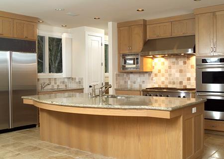 126 Atherton Avenue Atherton, CA 94027 - Photo 6 of 17 a kitchen with kitchen island granite countertop a sink cabinets and stainless steel appliances