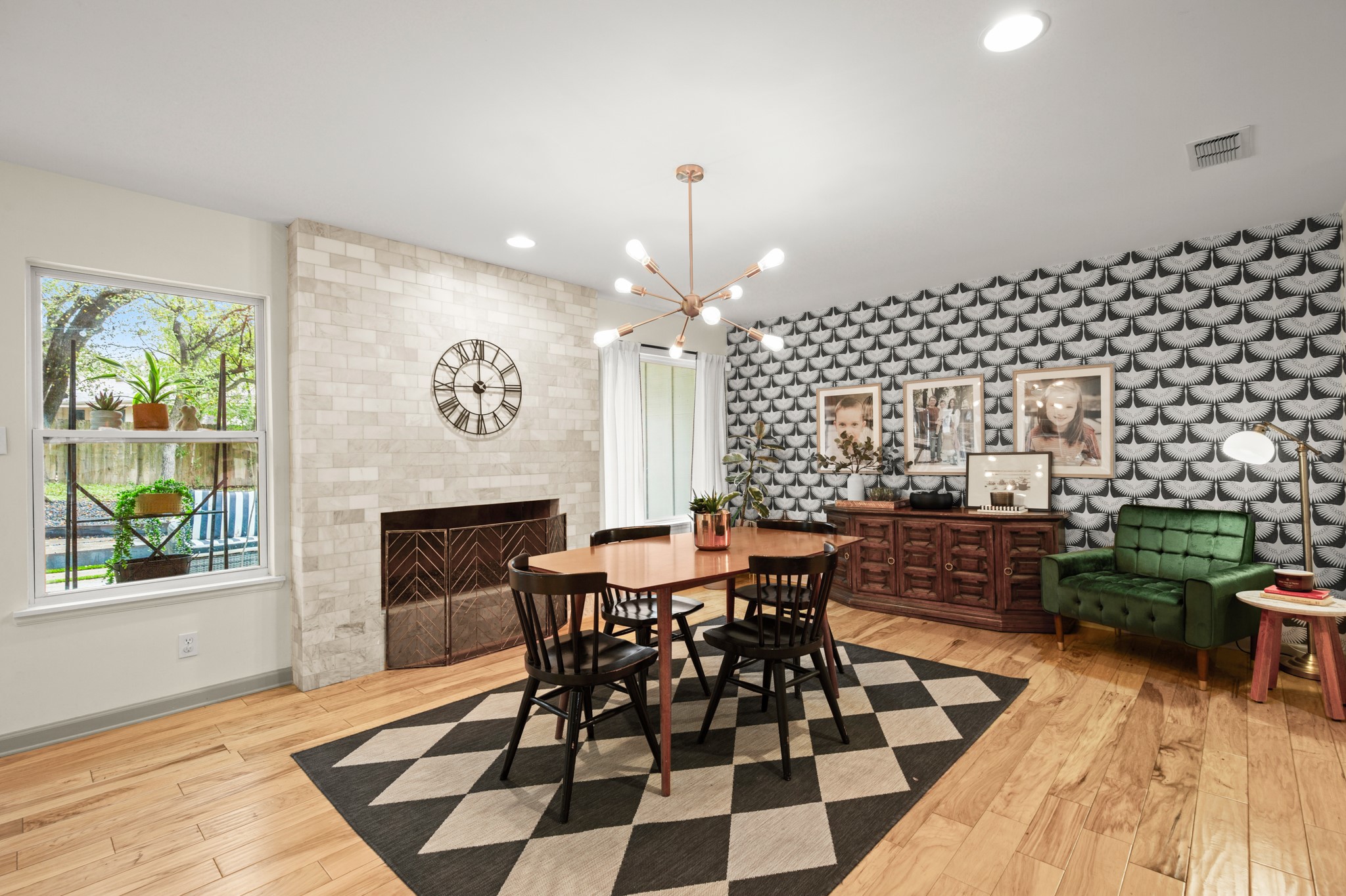 8600 Azalea Trail Austin, TX 78759 - Photo 2 of 26 a view of a dining room with furniture window and wooden floor