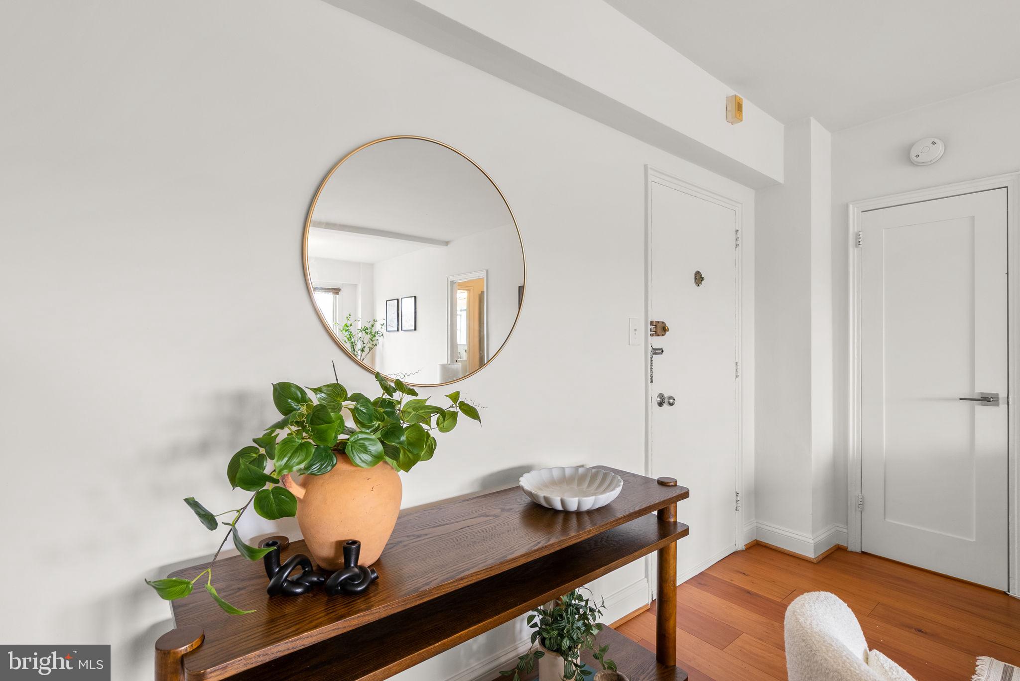 2500 Q Street Northwest, Unit 524 Washington, DC 20007 - Photo 11 of 50 a living room with furniture and a potted plant
