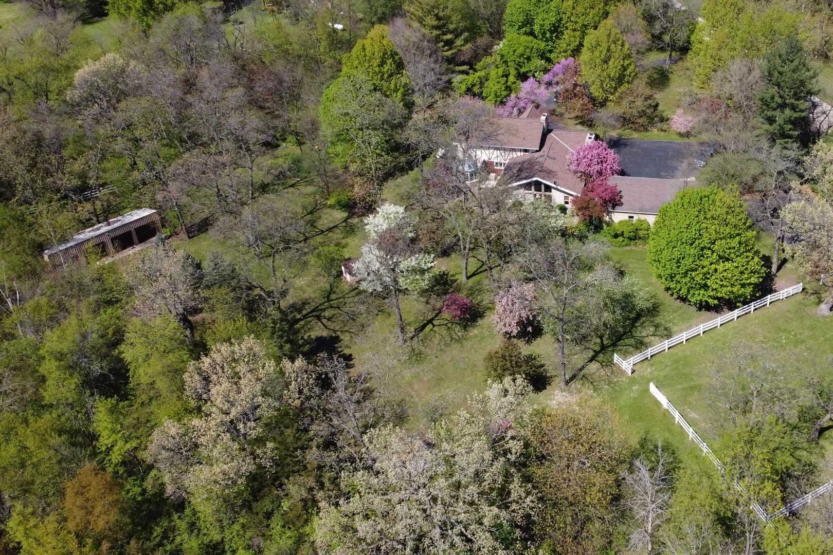 3473 East 449th Road LaSalle, IL 61301 - Photo 6 of 61 an aerial view of residential house with outdoor space and trees all around