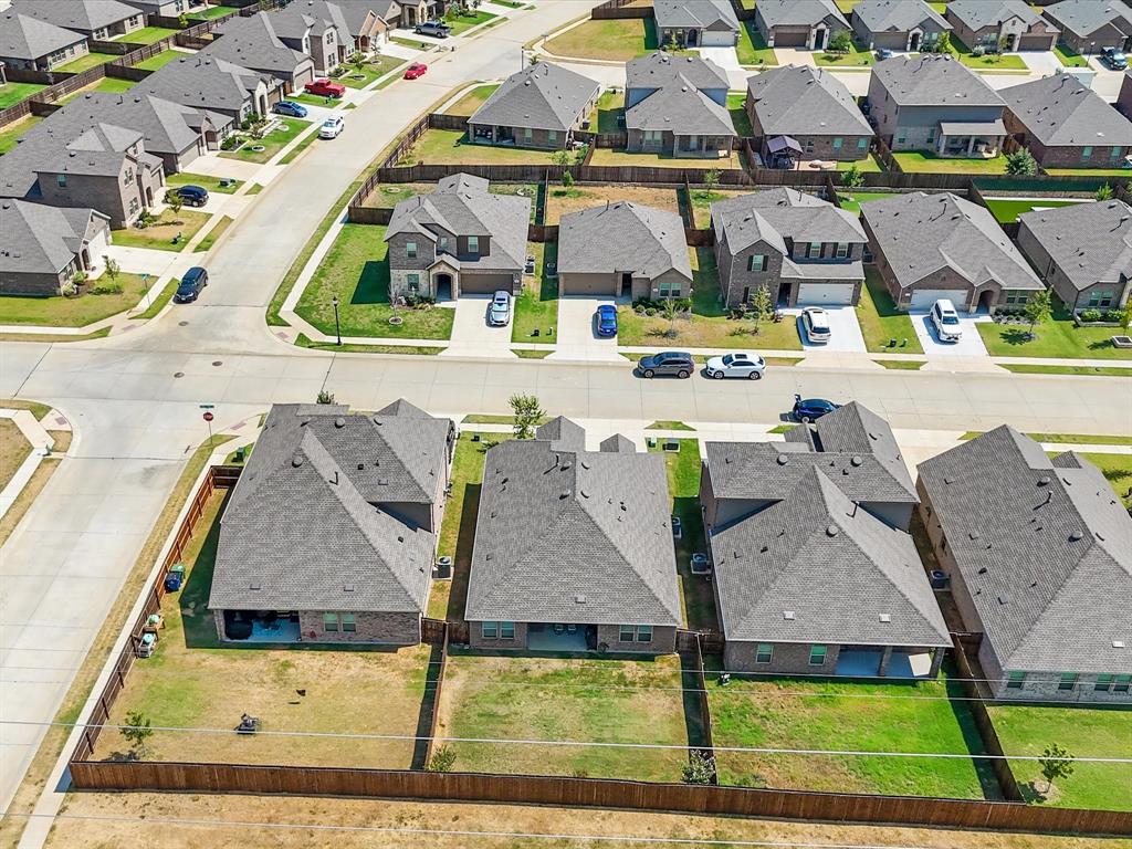 3257 Trails End Road Aubrey, TX 76227 - Photo 31 of 37 an aerial view of houses with outdoor space