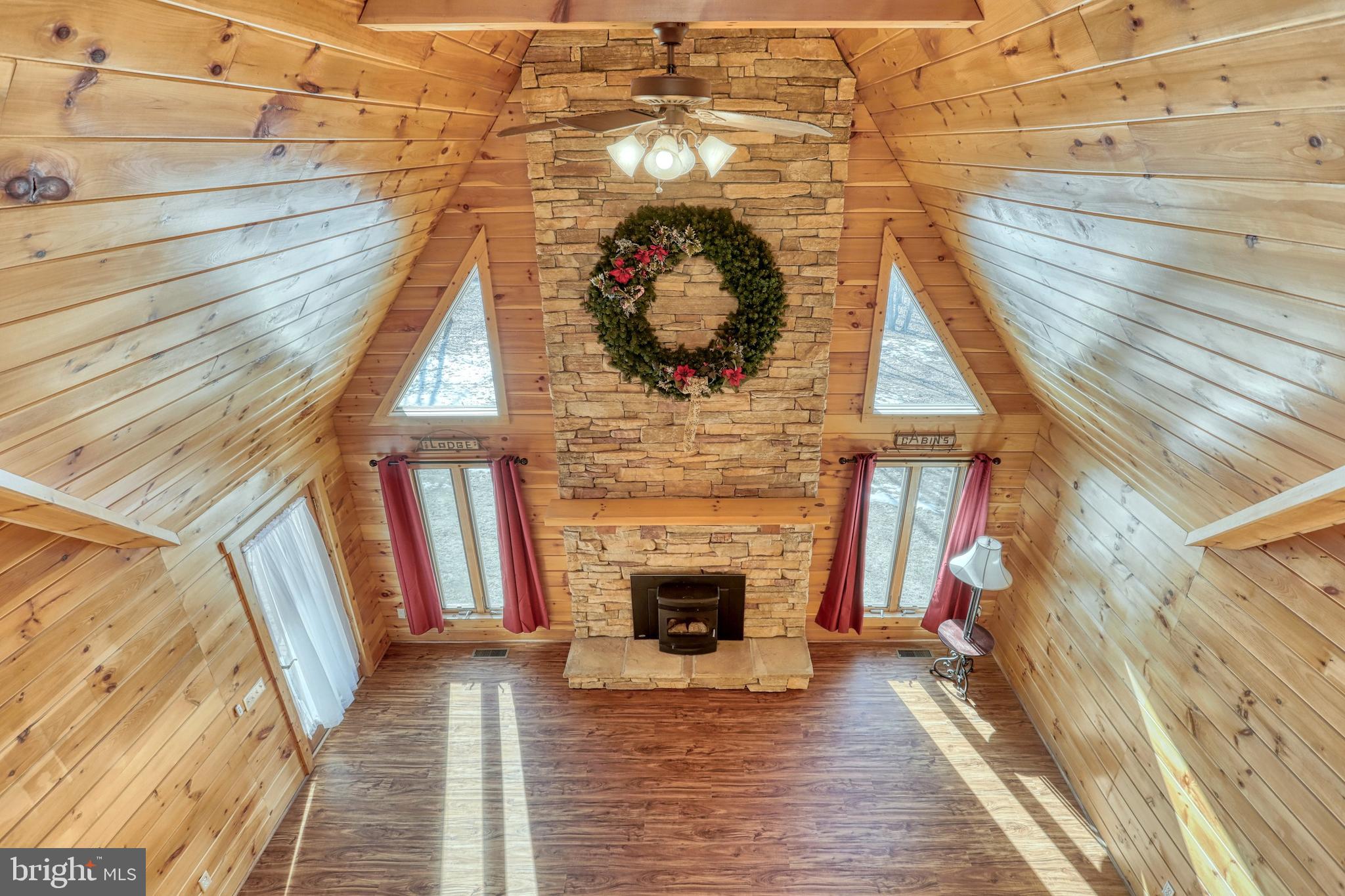 2908 Black Rock Road Hanover, PA 17331 - Photo 28 of 59 Cathedral ceiling with full length stone chimney