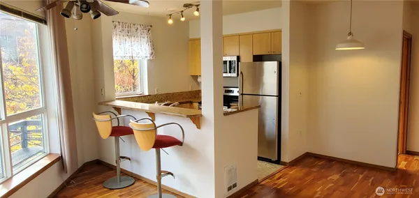 a view of kitchen