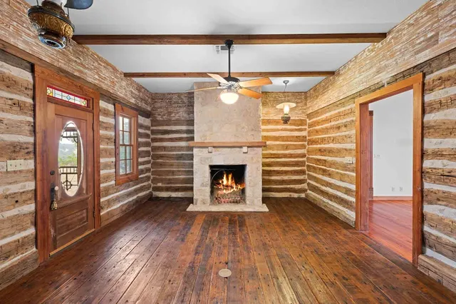 a view of ocean and a mountain