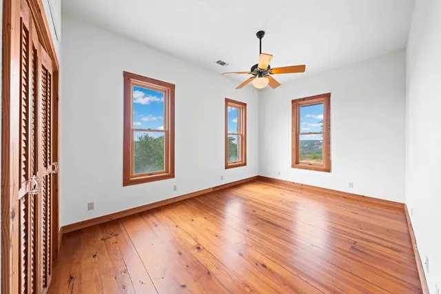 a close view of door lock