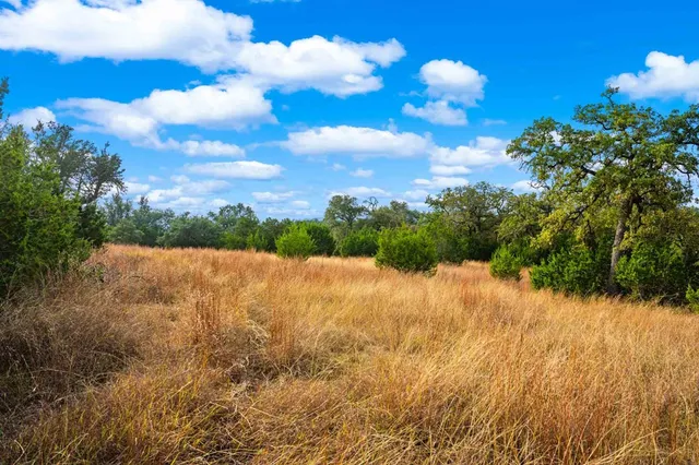 a view of a lake and a yard