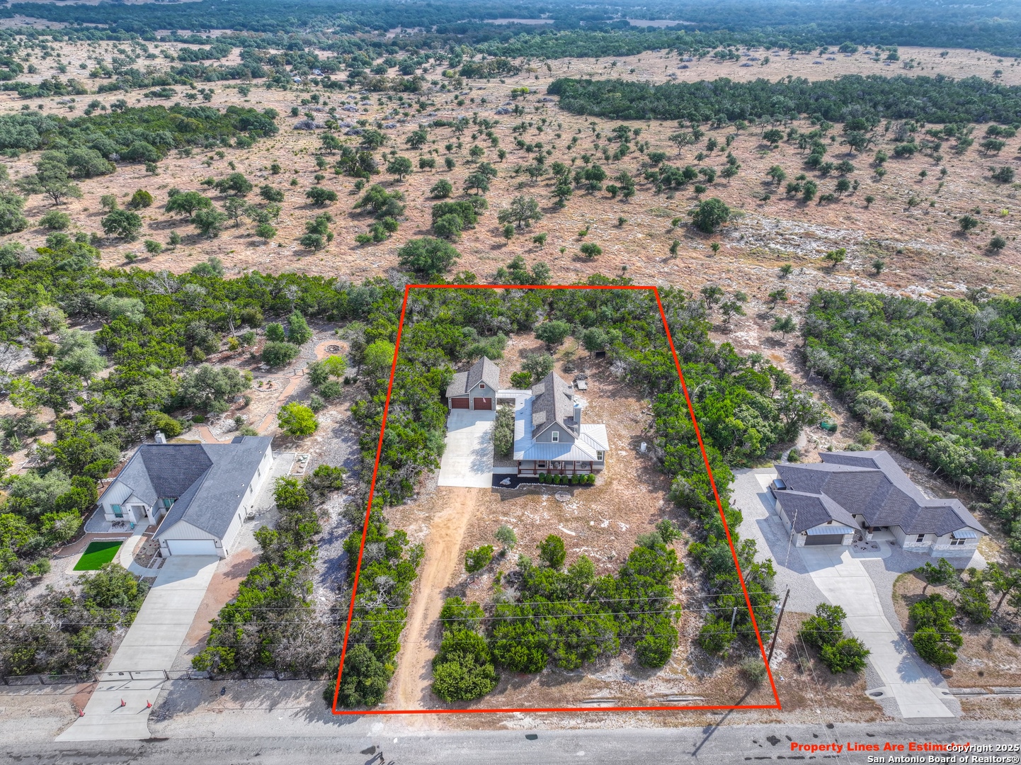 232 Freedom Street Fischer, TX 78623 - Photo 35 of 38 an aerial view of multiple house