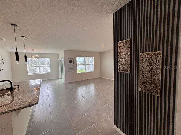 a view interior of a house with wooden floor