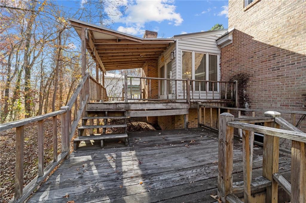 4532 Peeples Road Oak Ridge, NC 27310 - Photo 36 of 49 Another look of the back deck.