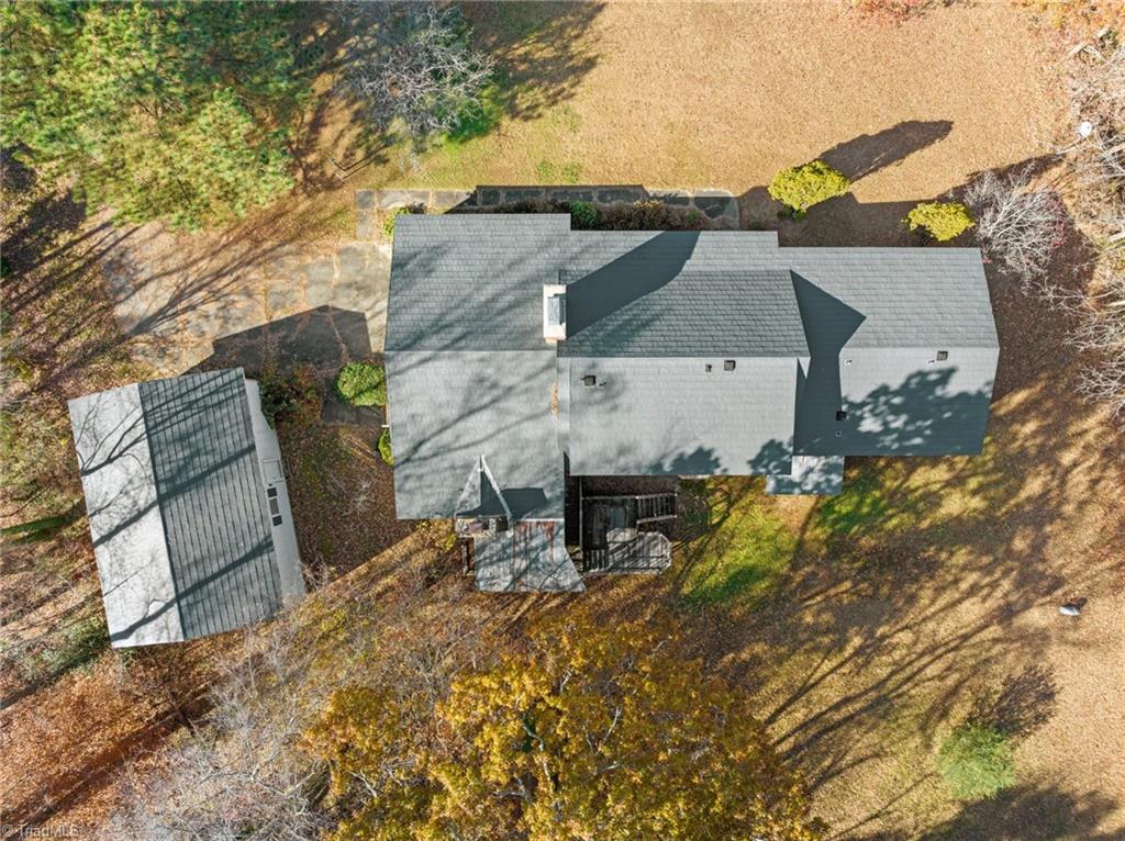4532 Peeples Road Oak Ridge, NC 27310 - Photo 41 of 49 Overhead view of the house and lot.