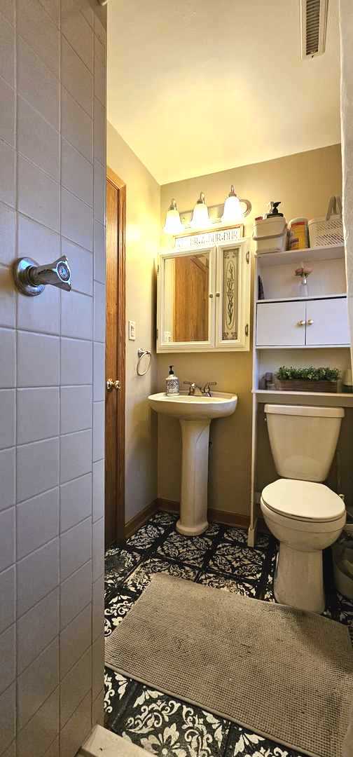 968 Coventry Lane Crystal Lake, IL 60014 - Photo 16 of 19 a bathroom with a toilet and a sink