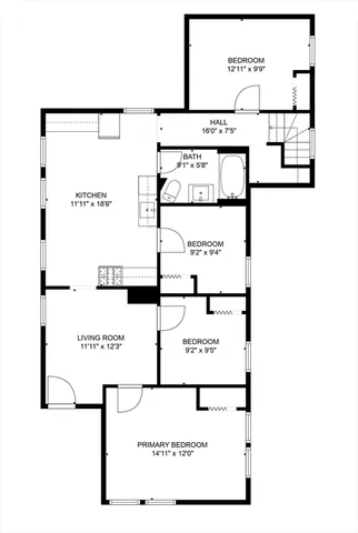 a picture of a book and a bed