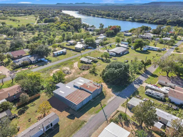 an aerial view of a city with lots of residential buildings