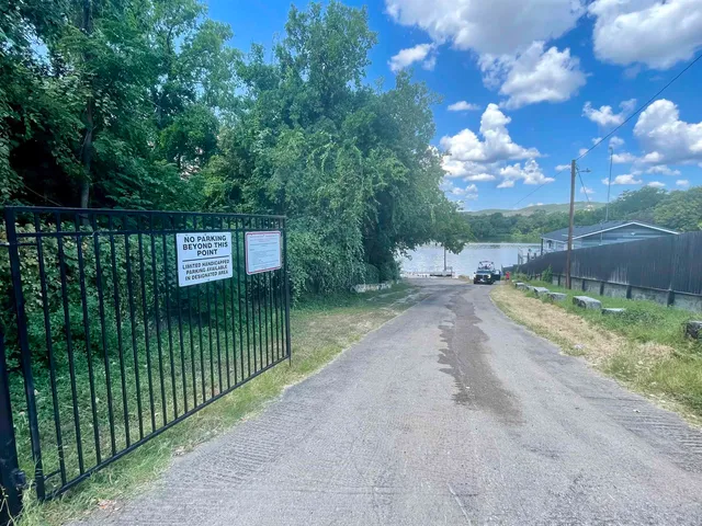 a view of a backyard and a garden